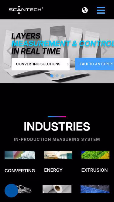 Screenshot of scantech.io