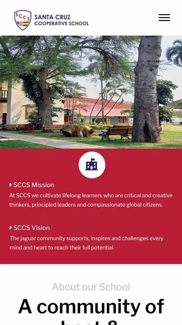 Screenshot of sccs.edu.bo