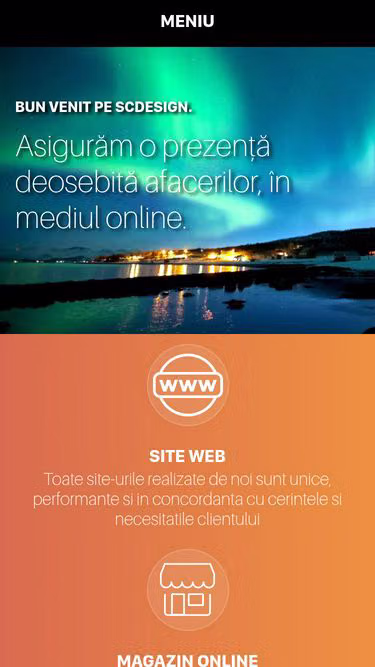 Screenshot of scdesign.ro