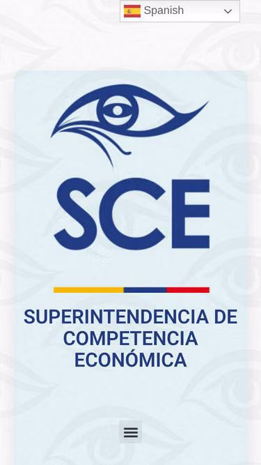 Screenshot of sce.gob.ec
