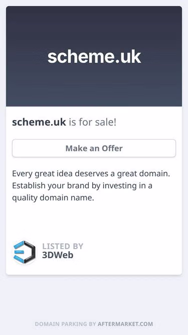Screenshot of scheme.uk