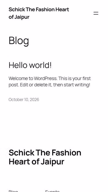 Screenshot of schick.co.in