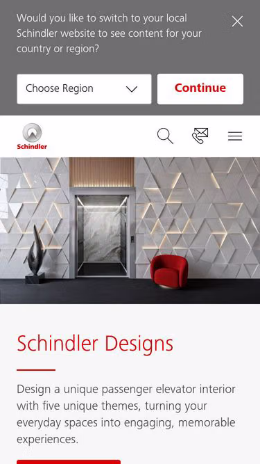 Screenshot of schindler.bh