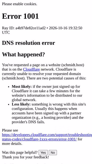 Screenshot of schmidt.host