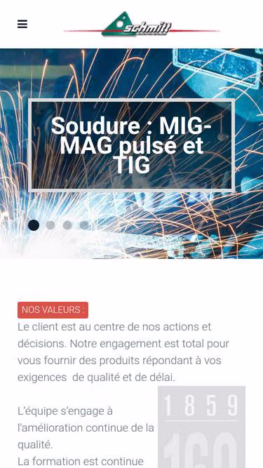 Screenshot of schmitt.fr