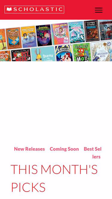 Screenshot of scholastic.com.au