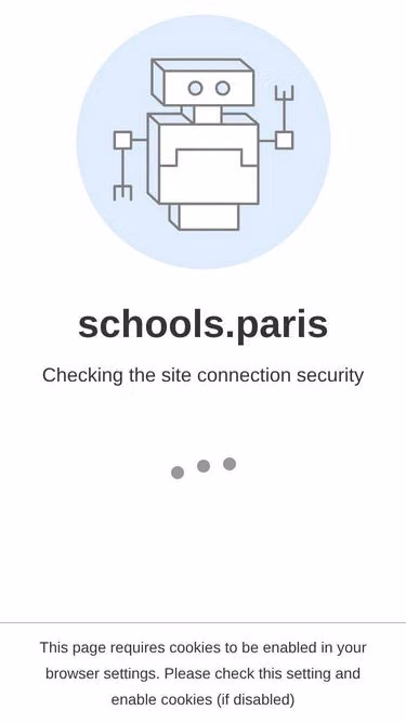 Screenshot of schools.paris