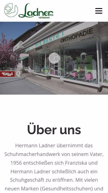 Screenshot of schuh.tirol