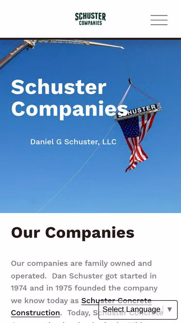 Screenshot of schuster.company