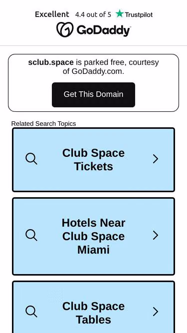 Screenshot of sclub.space