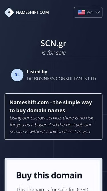 Screenshot of scn.gr
