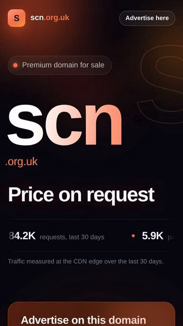 Screenshot of scn.org.uk