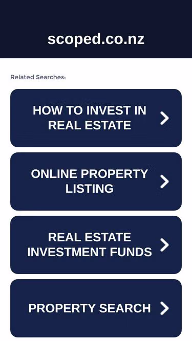 Screenshot of scoped.co.nz