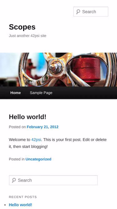 Screenshot of scopes.co.nz
