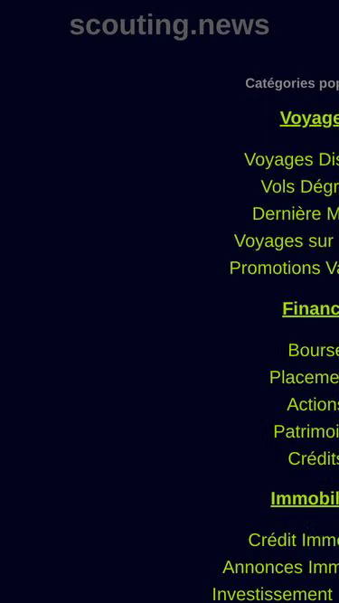 Screenshot of scouting.news
