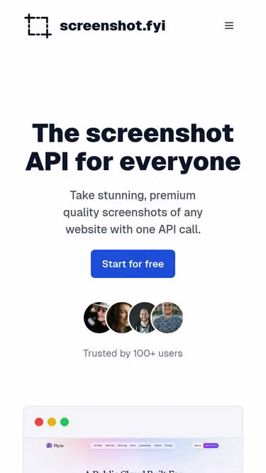 Screenshot of screenshot.fyi