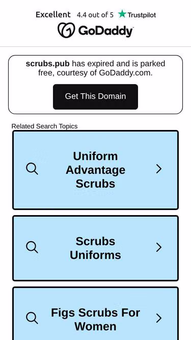 Screenshot of scrubs.pub