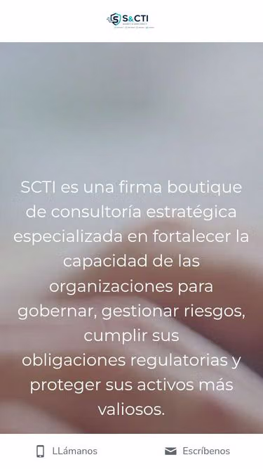 Screenshot of scti.cl