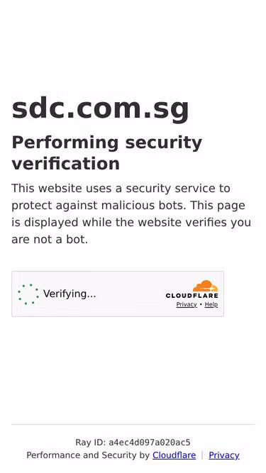 Screenshot of sdc.com.sg