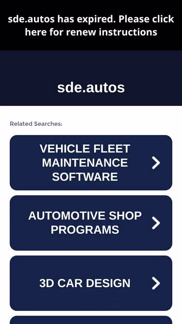 Screenshot of sde.autos