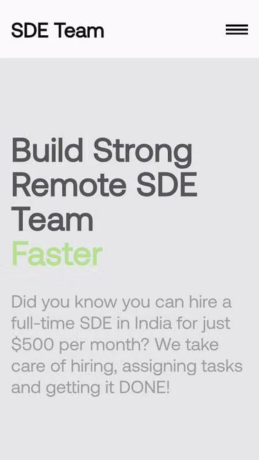 Screenshot of sde.team