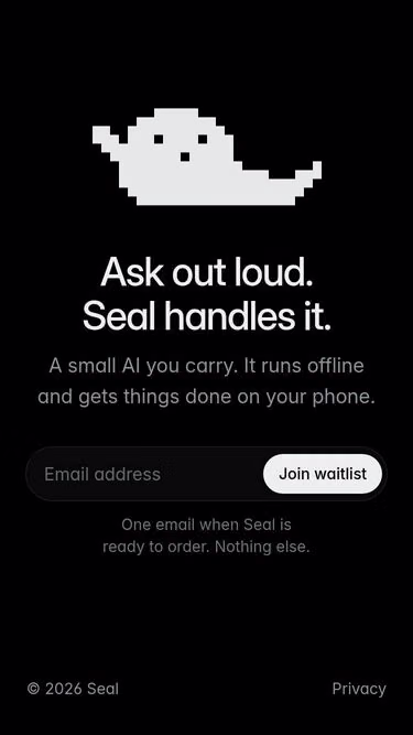 Screenshot of seal.computer