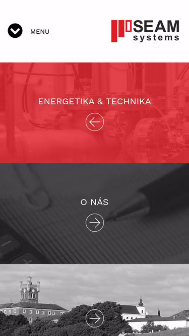 Screenshot of seam.cz