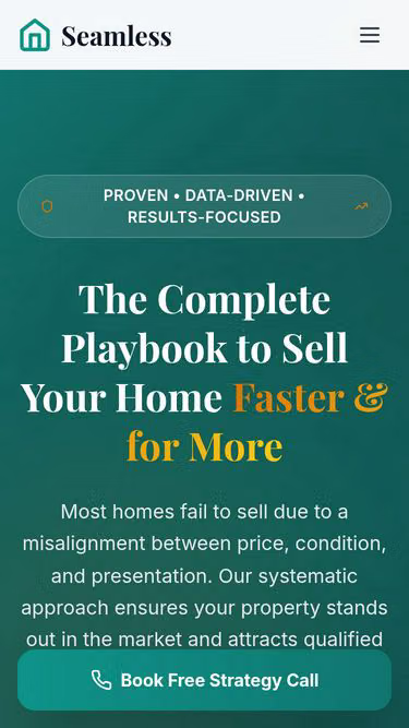 Screenshot of seamless.one
