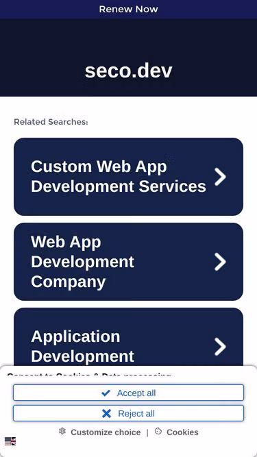 Screenshot of seco.dev