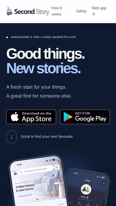 Screenshot of secondstory.sg