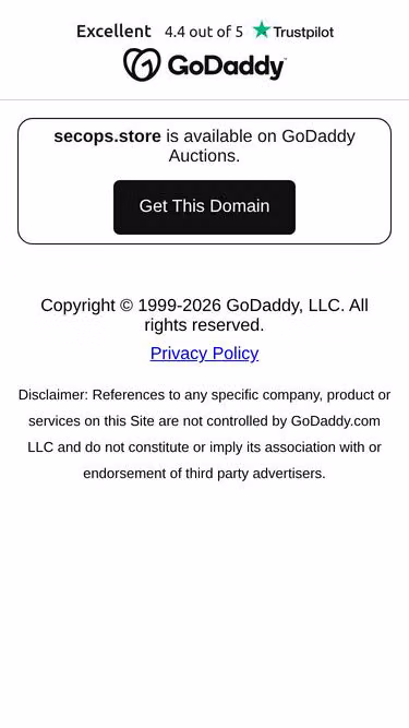 Screenshot of secops.store