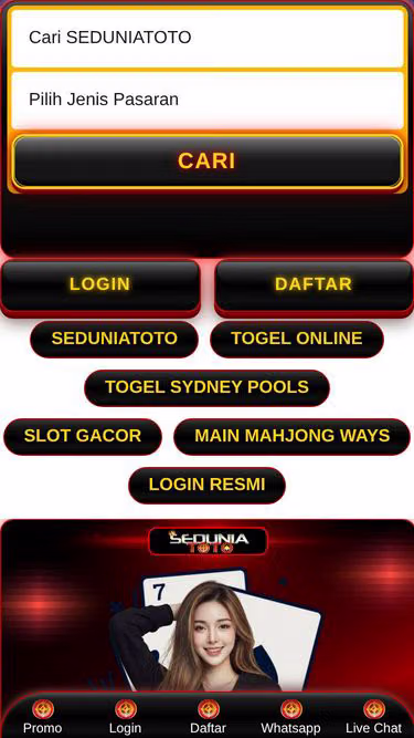 Screenshot of seduniatoto.online