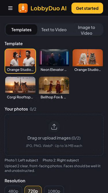 Screenshot of seedance2.pics