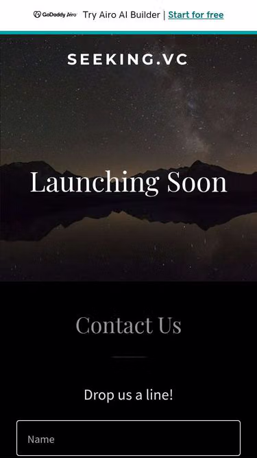Screenshot of seeking.vc
