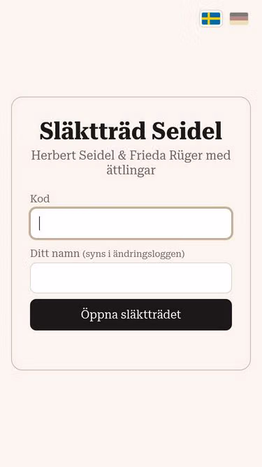 Screenshot of seidel.nu