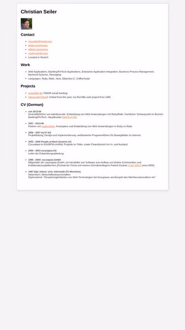 Screenshot of seiler.cc