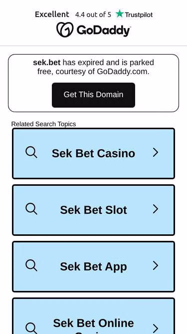 Screenshot of sek.bet