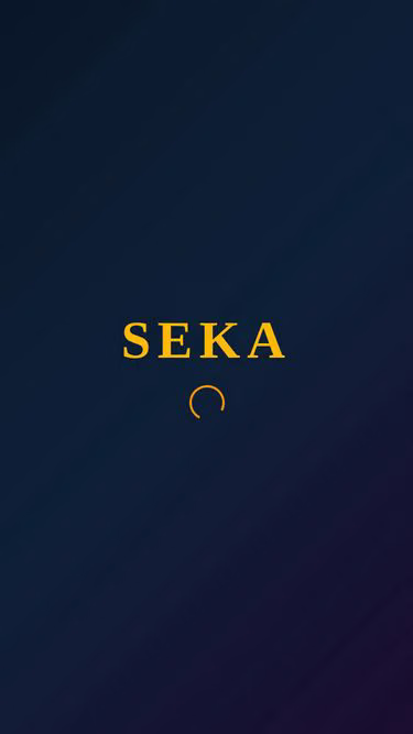Screenshot of seka.cards