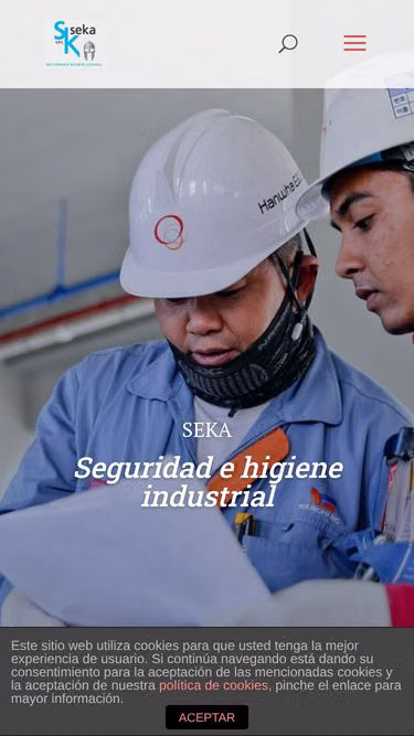 Screenshot of seka.es