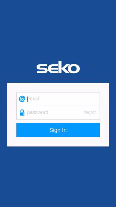 Screenshot of seko.com