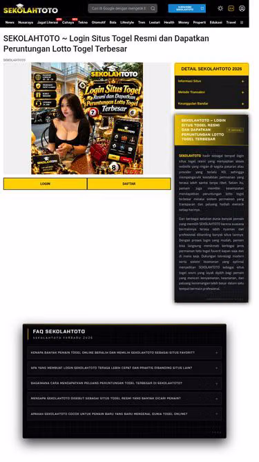 Screenshot of sekolahtoto.org