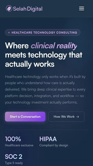 Screenshot of selah.net