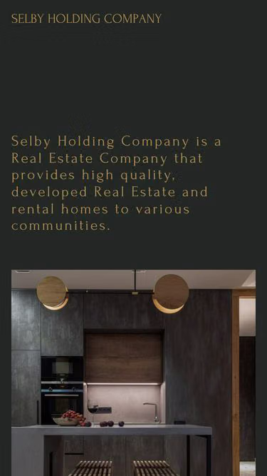 Screenshot of selby.holdings