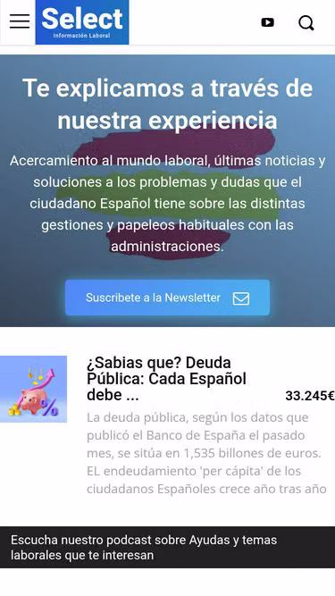 Screenshot of select.es