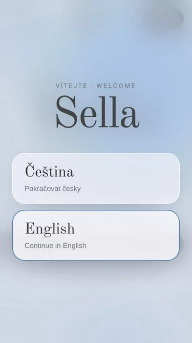Screenshot of sella.chat