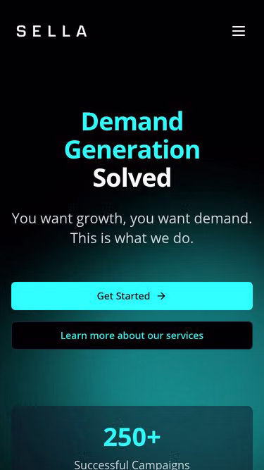 Screenshot of sella.io
