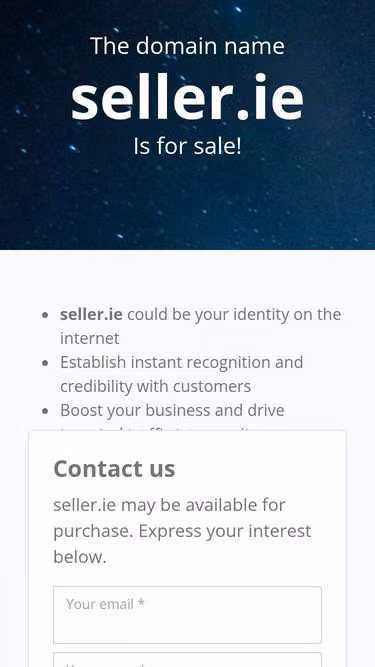 Screenshot of seller.ie