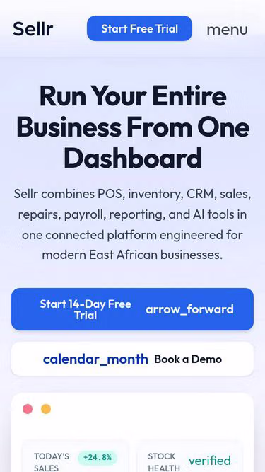 Screenshot of sellr.co.ke