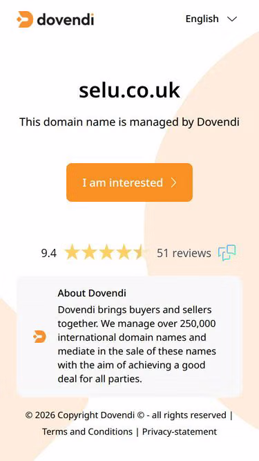 Screenshot of selu.co.uk