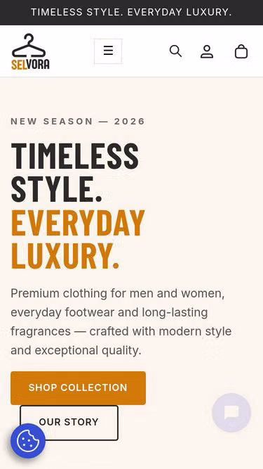 Screenshot of selvora.shop